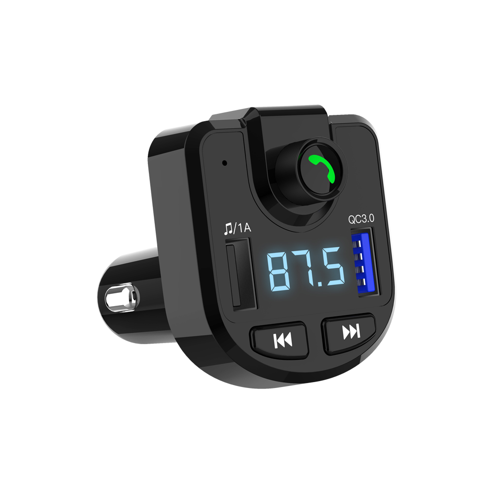 Автомобильный музыкальный mp3-плеер, приемник с Bluetooth, выход DSP без использования рук, QC3.0 + 1A Cigerate Lighter, FM-передатчик, Bluetooth 5,0, TF-карта