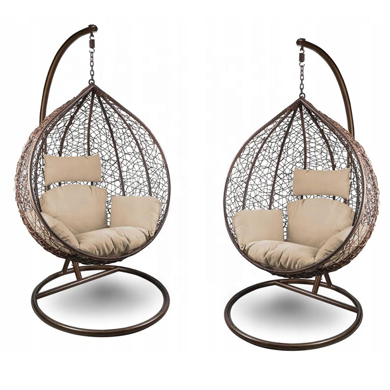 Silla Colgante Huevo двойные подвесные Подвески, подвесные Подвески, уличная мебель, корзина для патио, балконное подвесное кресло-качалка в форме яйца