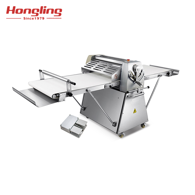 QS-520BE electric dough press machine 220v/380v stainless steel bakery dough sheeter
