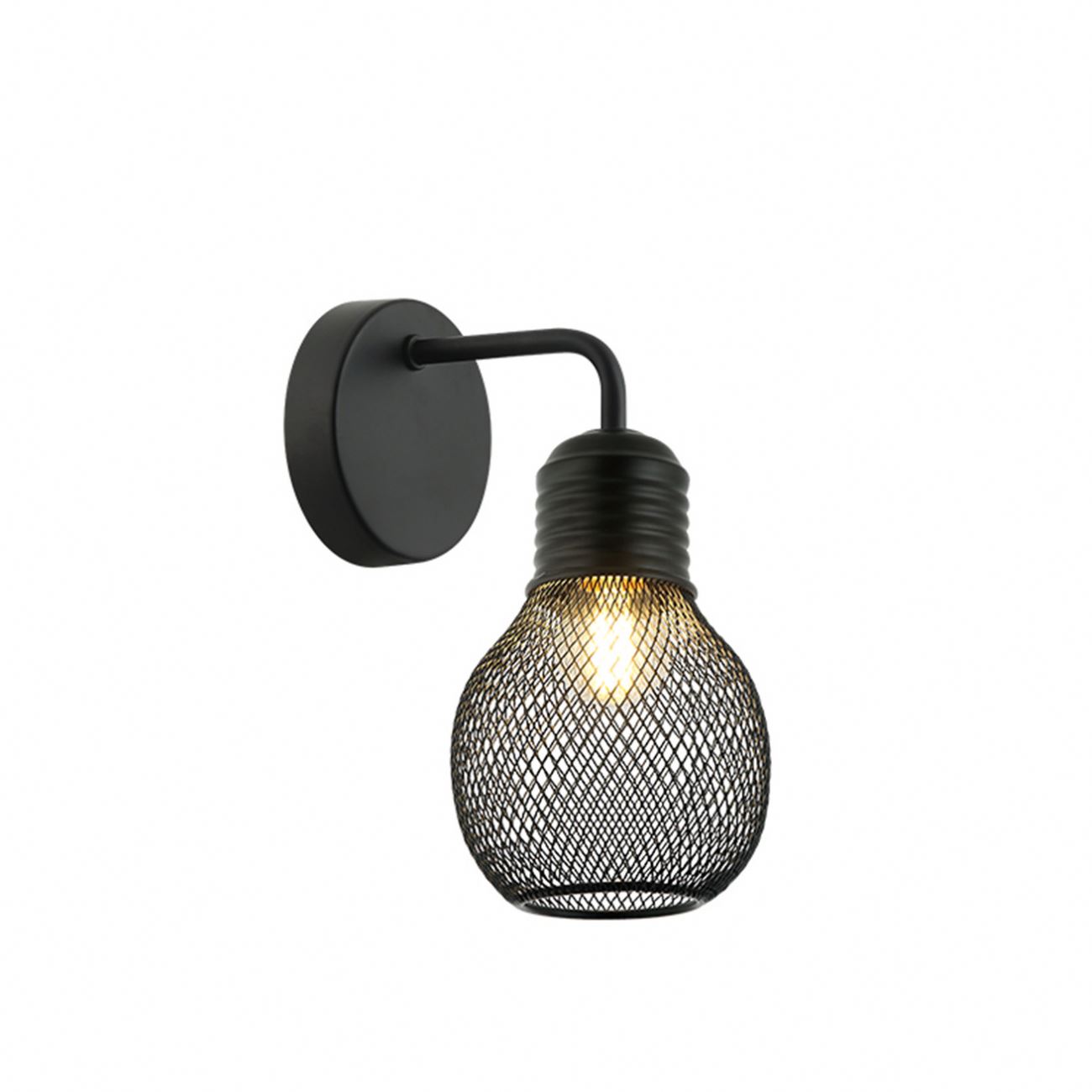 Indoor E27 Bedroom Hallway Art Deco Black Living Room Fringe Decorative Led Lamp Wall Light