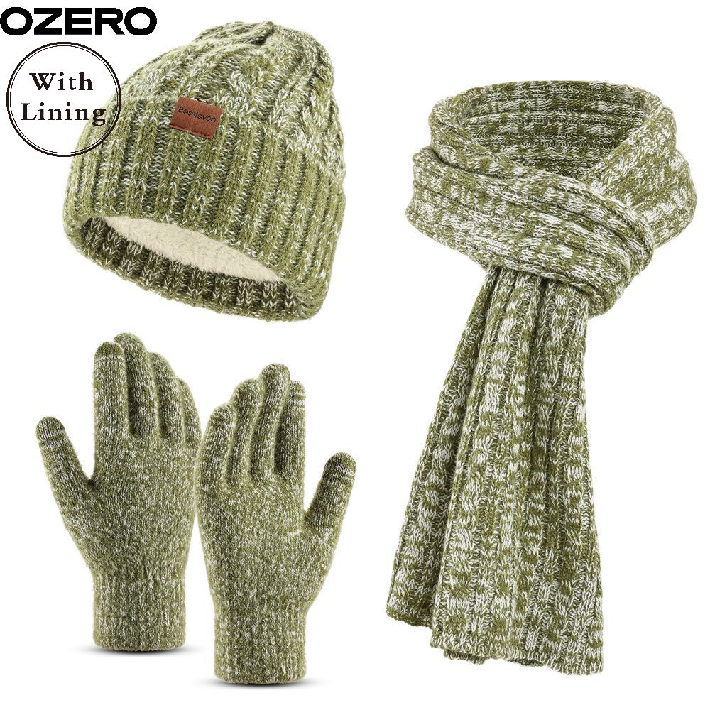 Ozero Luxury Beanie and Scarf Set