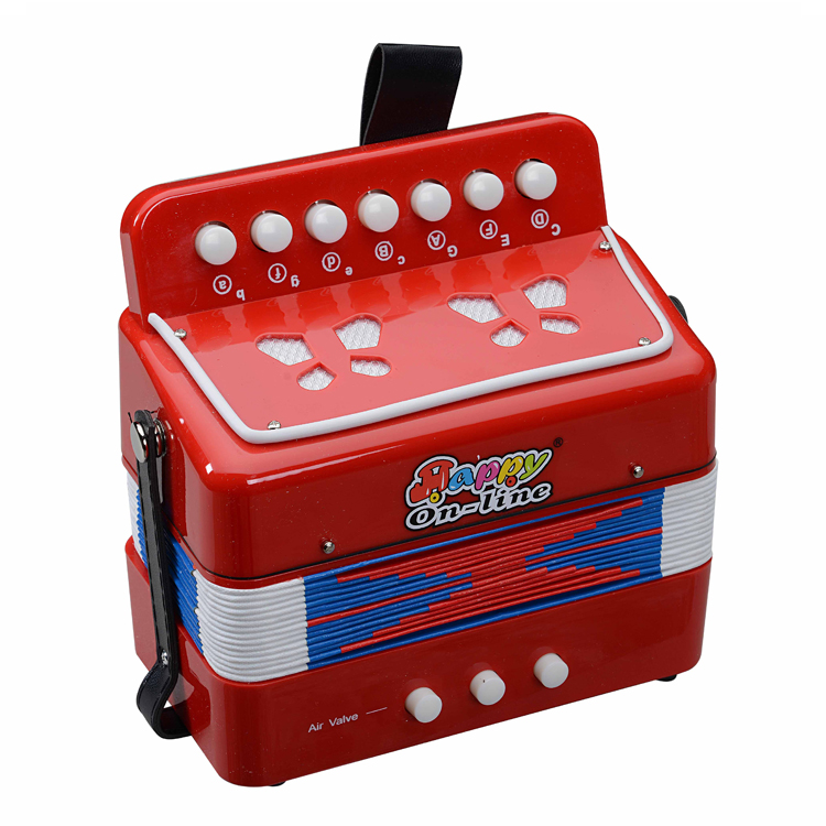 High Quality 2 Bass Accordion Educational Musical Instrument Rhythm Band Kids Mini Small Accordion