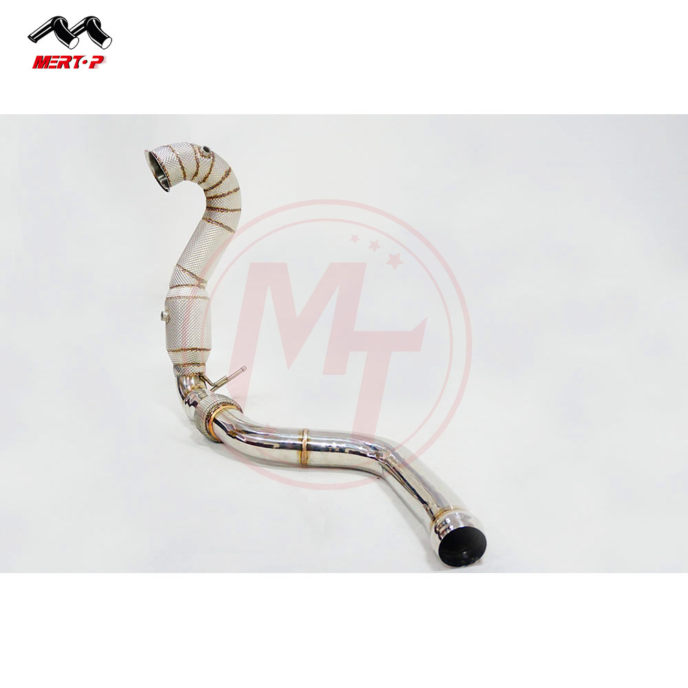 Выхлопная труба Mertop racing SS304 AMG A45 CLA45 GLA45 M133 2014 + catless