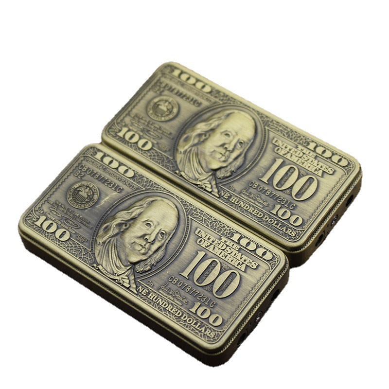 New Design Dollar Windproof Metal Lighter For Cigarette Smoking Accessories
