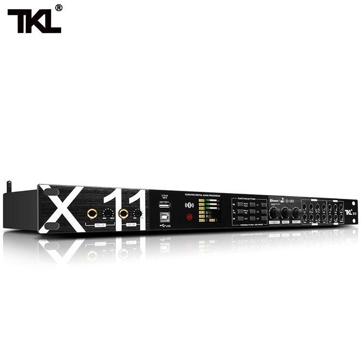 TKL горячая Распродажа X11 цифровой Dsp Профессиональный Аудиопроцессор для караоке