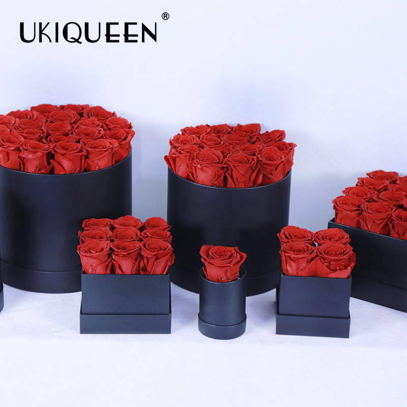 Оптовая продажа, Самые продаваемые неизменно стабилизированные розы UKIQUEEN в подарочной коробке