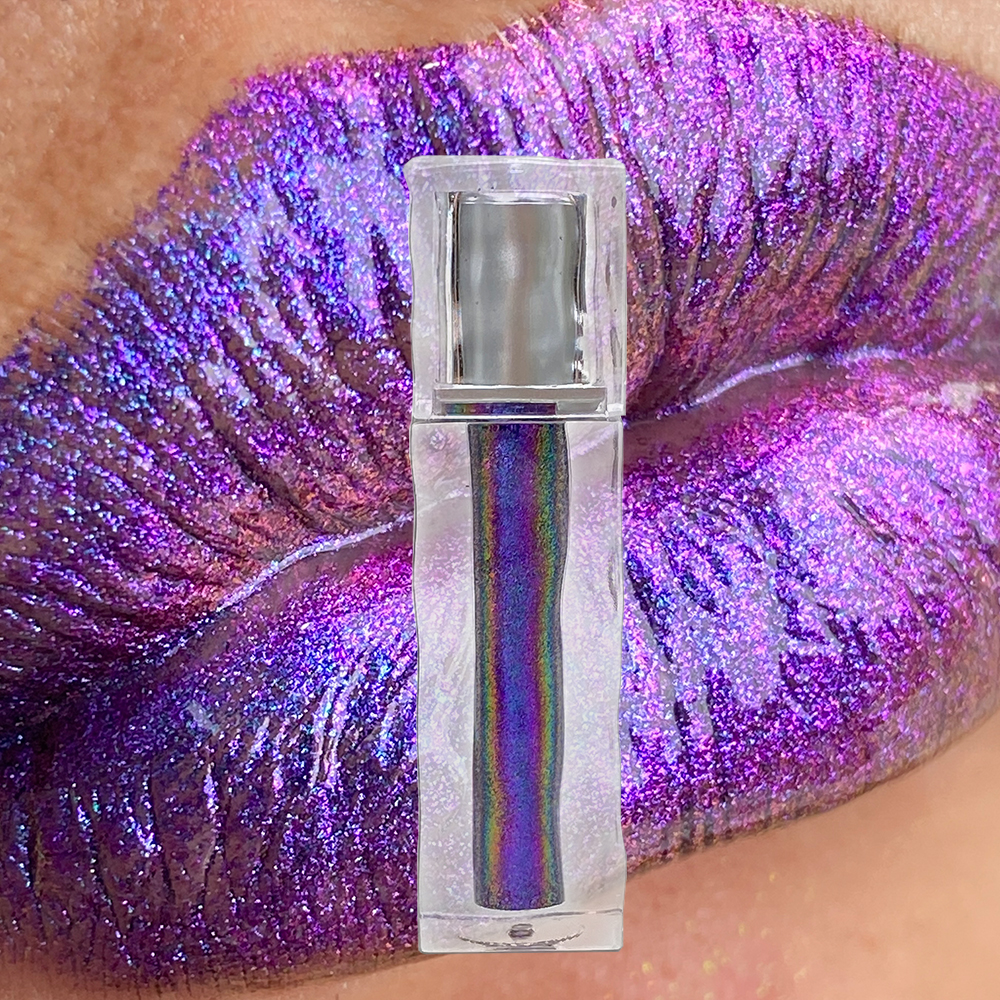MLM Custom makeup your Logo Lip Makeup Lipgloss Vendor Private Label Duochrome LipGloss Glossy Chameleon Lip Gloss