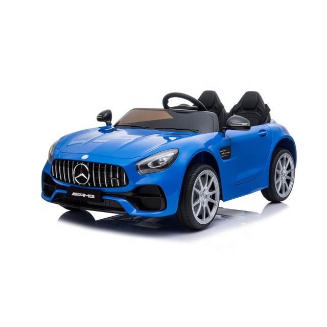 Лицензированный автомобиль Mercedes на колесах, Детский Электрический автомобиль с дистанционным управлением для детей