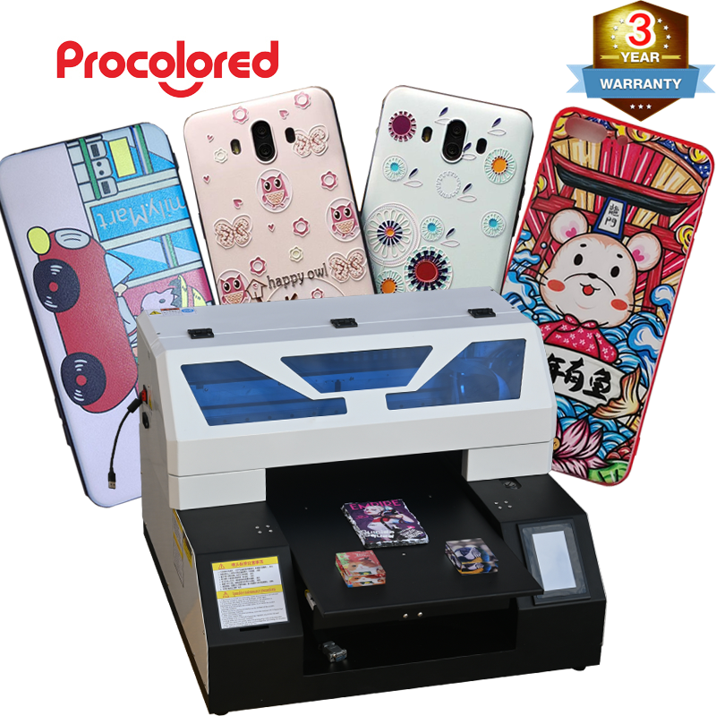 2021 New Product 2 Printheads Double Speed A3 Led UV Flatbed Impresoras Mobile Phone Case Printer
