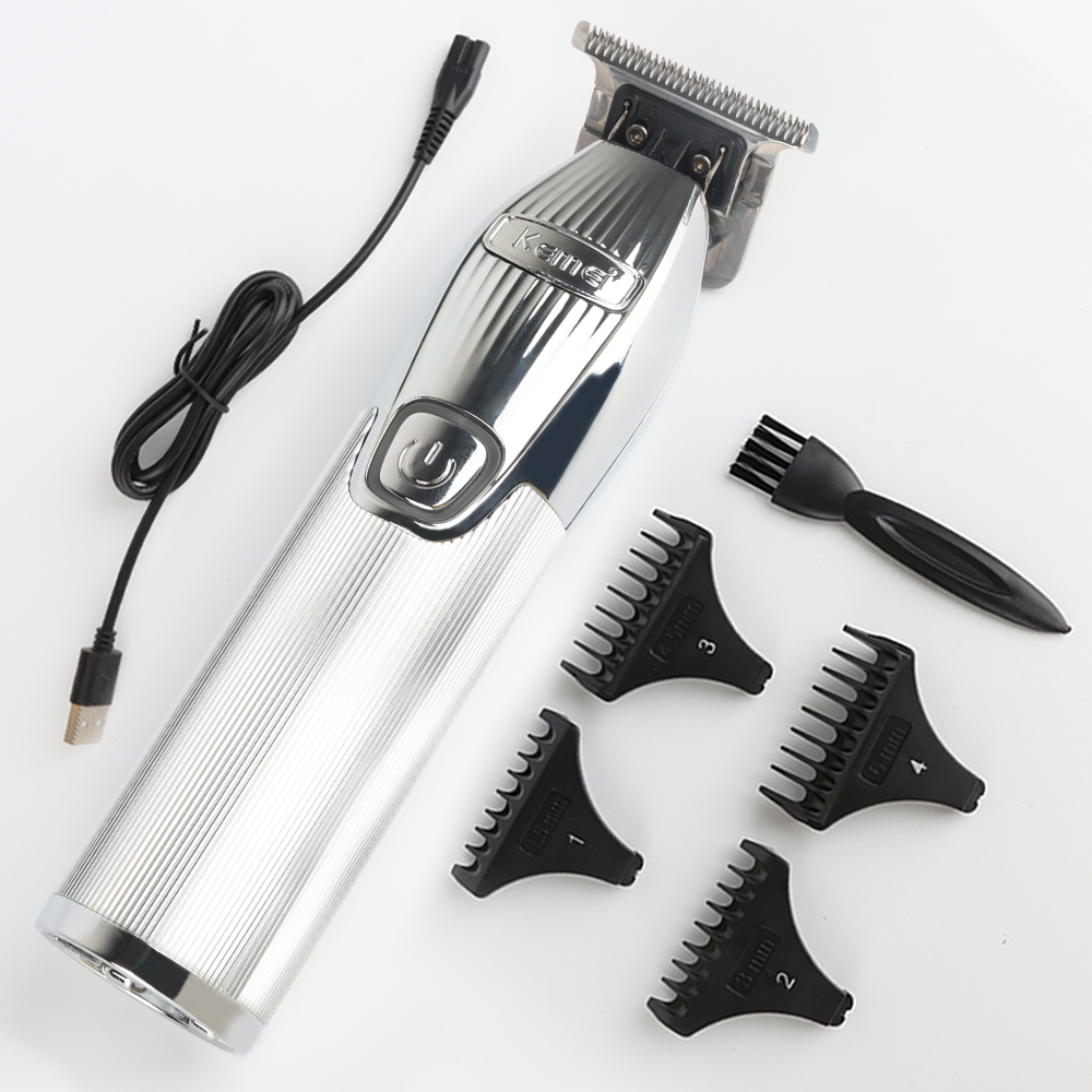 Kemei KM-i32 Buy Professional rechargeable electric cordless golden salon metal beard shaver mens hair trimmers & clippers set