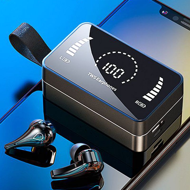2021 H3 портативные Беспроводные спортивные наушники 9D HiFi стерео IPX7 наушники с блоком питания TWS наушники