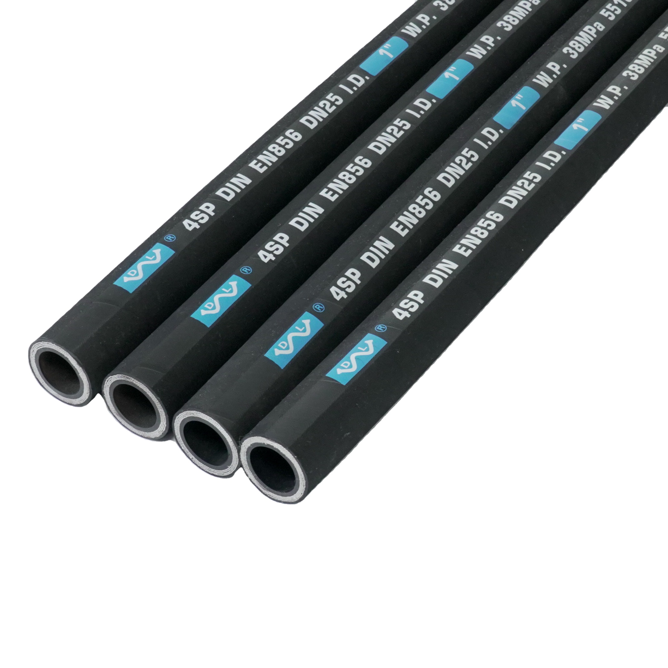 Steel wire reinforced hydraulic hose