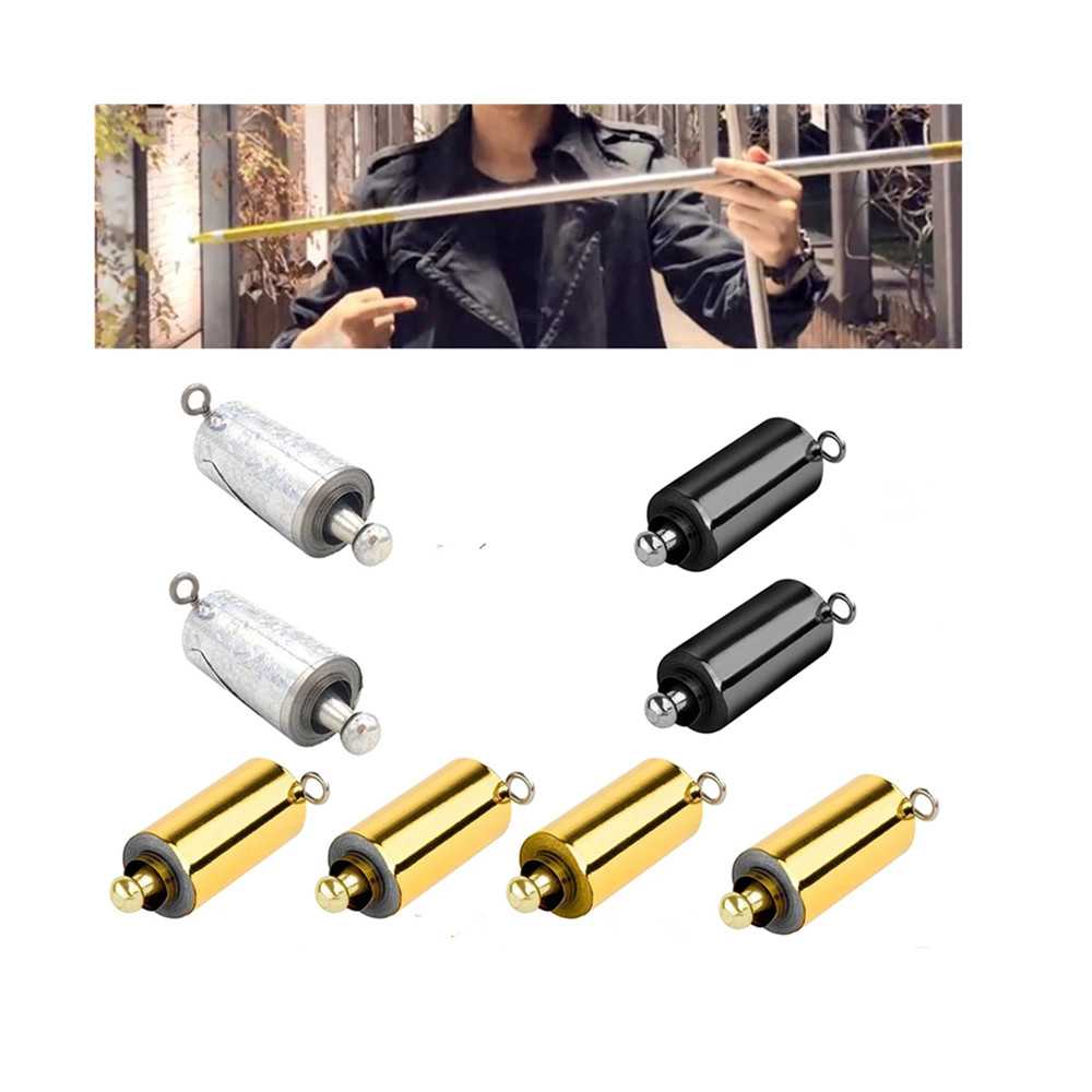Steel Magical Pocket Staff Portable Stick Arts Telescopic Rod Wand Toy Magicians Accessory