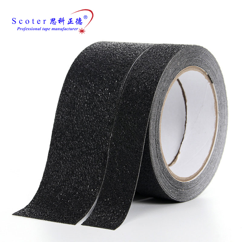Non Slip Tape For Kids Stair Floor Grip Tape Duty Black Anti Slip Tape Roll For Stairs Step Tread Staircases Hardwood Flooring