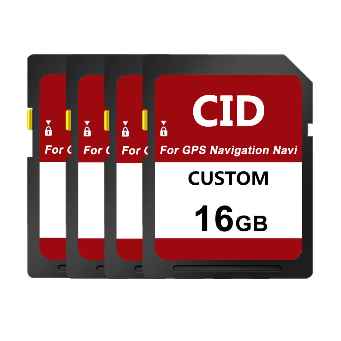 Профессиональная пользовательская CID карта памяти C10 16GB карта памяти для автомобиля GPS навигация