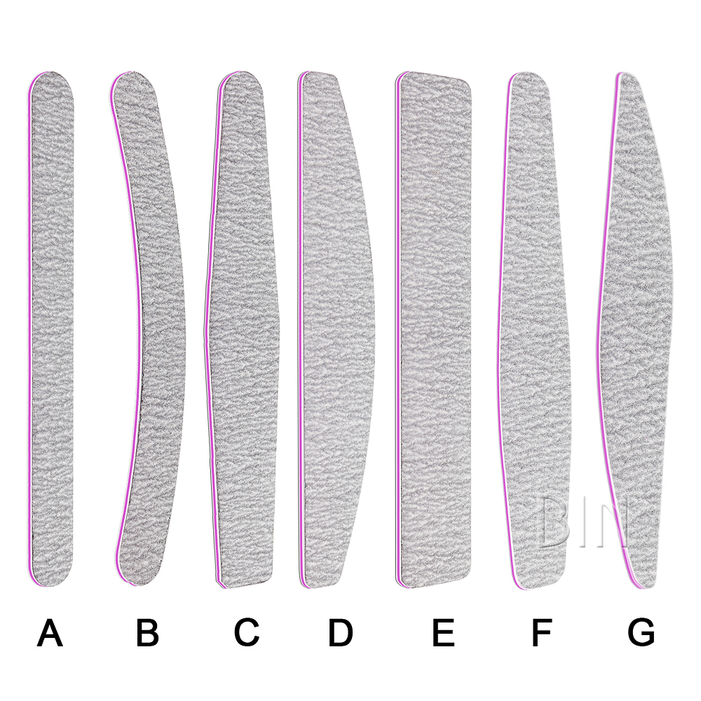 BIN High Japan Sandpaper Zebra professional nail file 100/180