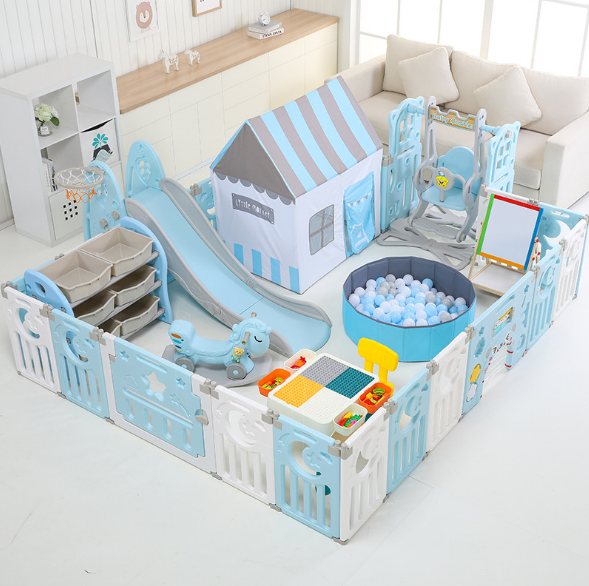 Pe Baby Play Yard Safety Plastic Fence Plastic Kids Large Baby Playpen