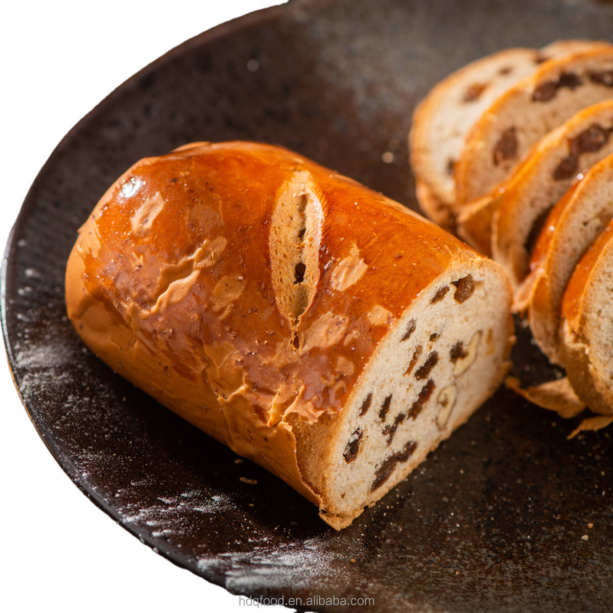 Hot Sale healthy Raisins and Walnut Original flavor Plain Bread Leba Bread
