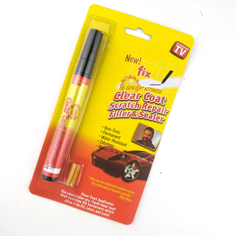 Blister Card Packing  Fix It Pro Clear Car Scratch Repair Remover Pen