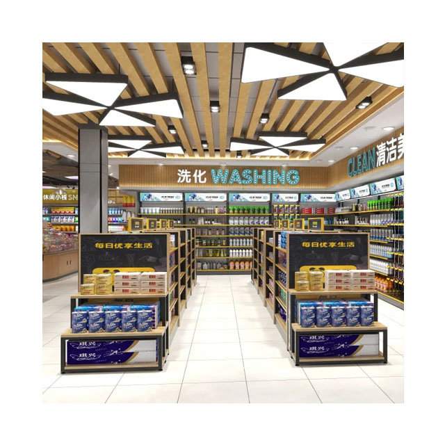 Магазины супермаркетов, торговые центры, hypermarket, современные планы, 3D создание интерьера магазина, дизайнерский магазинный счетчик