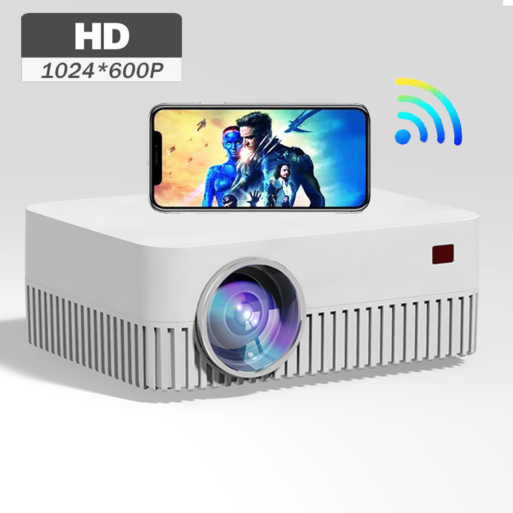 3D LCD Smart Android видео Full HD 1080P светодиодный проектор для домашнего кинотеатра 4K проектор