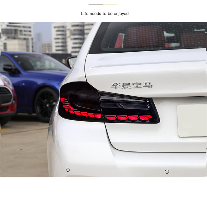 HCmotion Manufacturer Animation DRL 4 Door Sedan G38 F90 M5 Tail Lights 2017 2018 2019 2020 2021 Rear Back Lamps For BMW G30