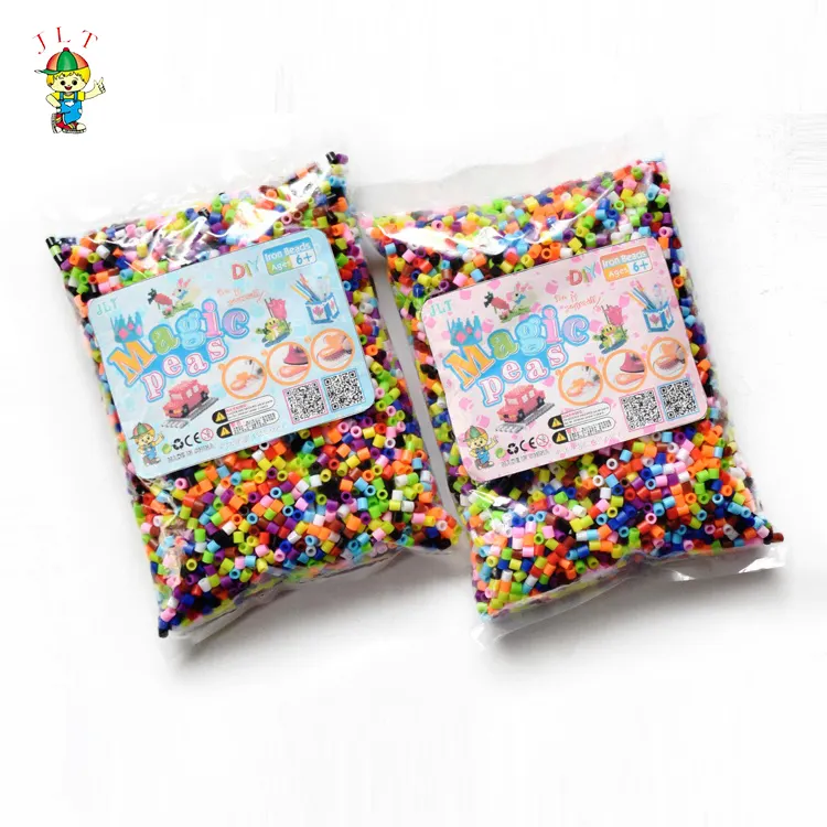 Wholesale educational toys DIY fuse hama beads 5mm perler beads for kids