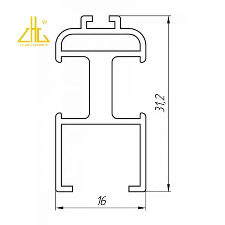 ZHONGLIAN Manufacturing Easy Install Aluminium Profile For Mosquito Net Window Frame