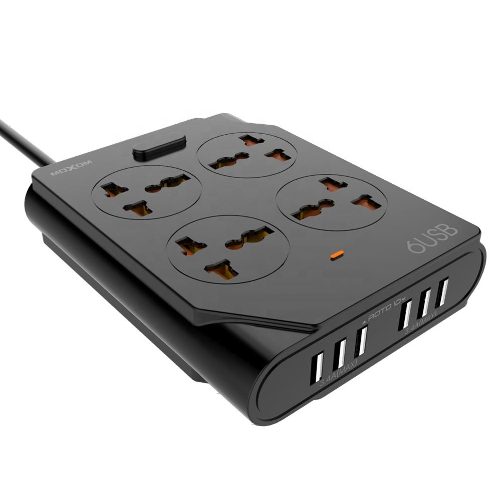 CE RoHS лента питания с защитой от перенапряжения MOXOM удлинитель с usb портом планшет удлинитель гнездо