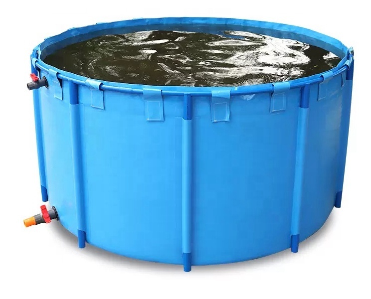 Commercial Household Portable Fish Ponds Foldable Easy To Assemble Fish And Shrimp Farming Small Artificial Plastic Fish Pond