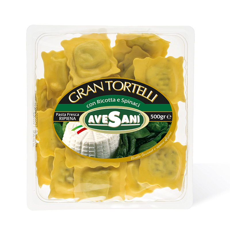 Итальянские макароны, спагетти, Газиантеп mancini grantortelli с ricotta и шпинатом gr. 500