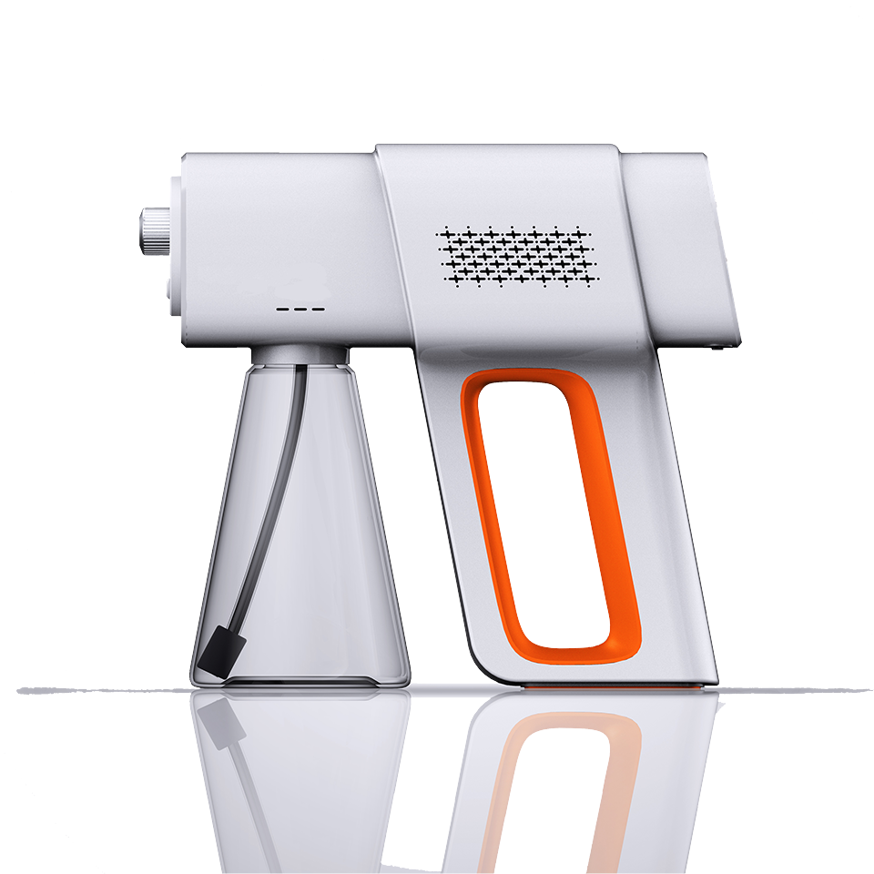 New Garden Hand Held Pro Alcohol Spray Gun Wireless Blu-ray Nano Mist Ultraviolet Hand Held Sterilizing Spray Gun
