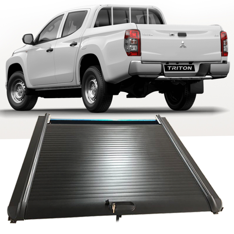 Без бурения выдвижной пикап tonneau крышка грузовик кровать ролик крышка tonneau Крышка для Mitsubishi Triton/L200