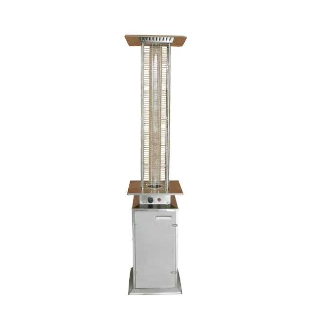 Gas Flame Patio Heaters NEW Glass Flame Natural Gas Patio Heater