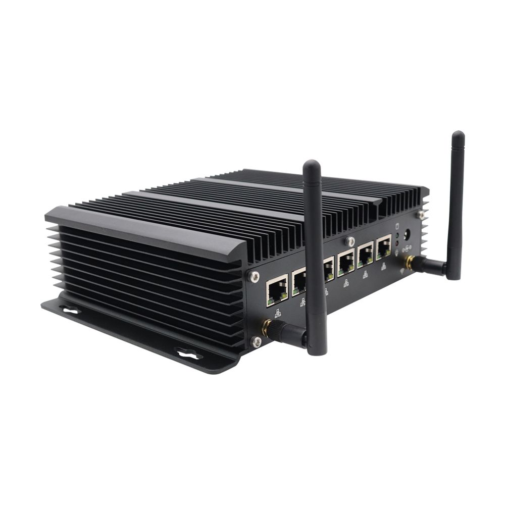 Промышленный компьютер EGLOBAL 10th Gen co-re 10210U 10510U ПК компьютер 6LAN 2COM промышленный мини-ПК