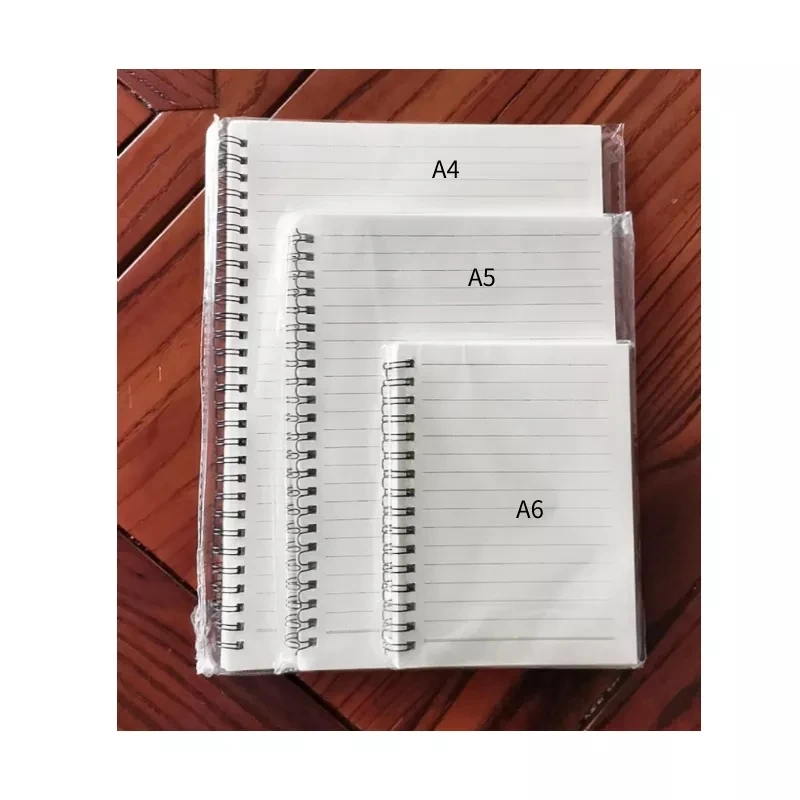 Sublimation Blank Spiral Notebooks For Customize Child Kids Party Creative Gift Book Paper Cover Note Book Journal Notebook