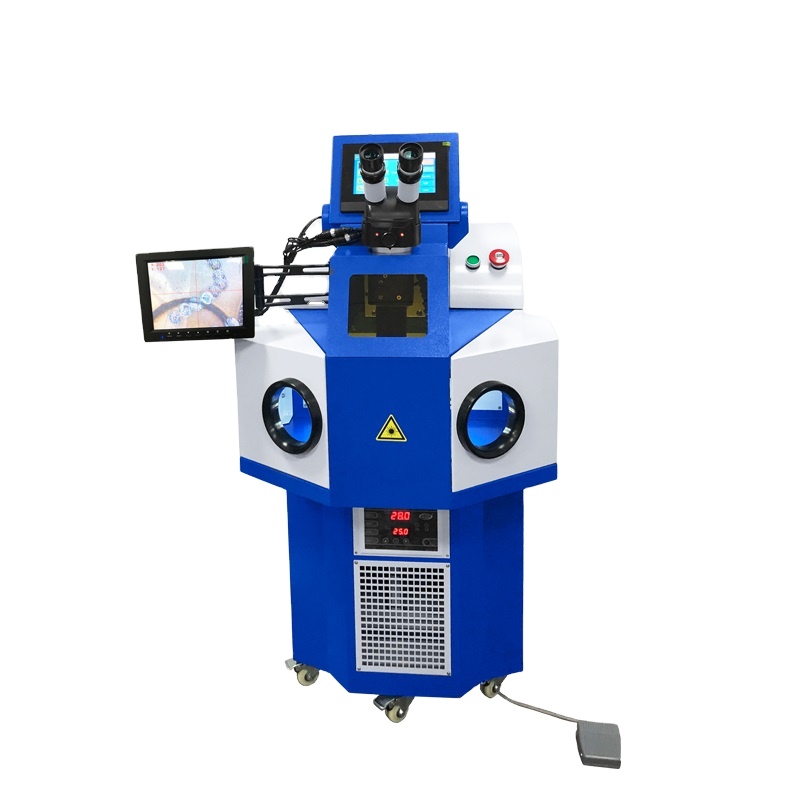 Jewelry laser welding machine with CCD 200W integrated desktop for welding gold silver rings jewelry tools and equipment