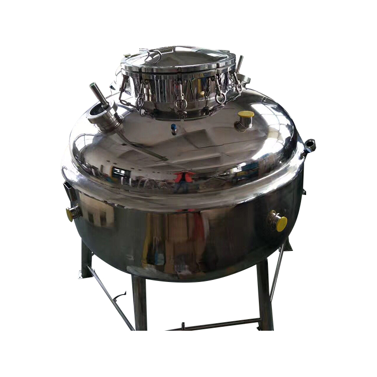 Резервуар для растворителя S304 500 анг. Фунт., резервуар для этанола из нержавеющей стали, контейнер для реакции с оболочкой для биомассы