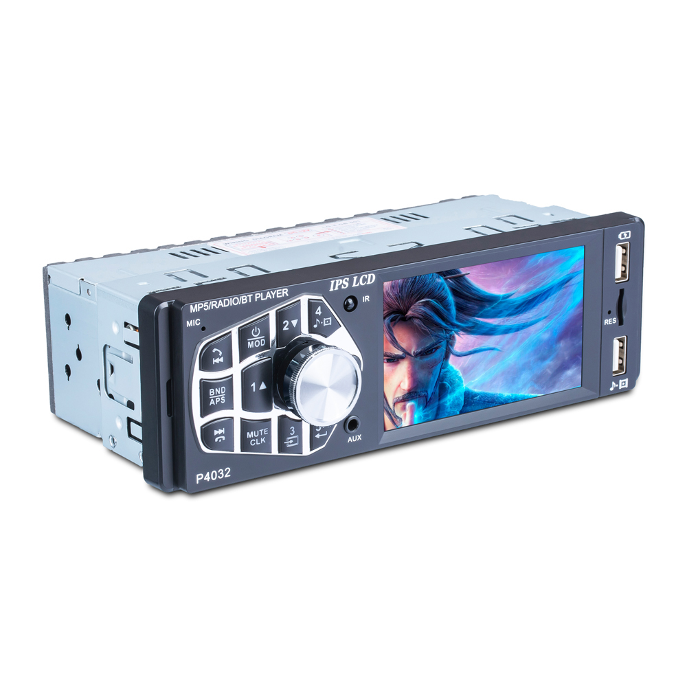 3,8 ''IPS емкостный экран Автомобильный MP3 MP5 плеер Автомагнитола стерео телефон Link BT USB управление рулевым колесом и микрофоном