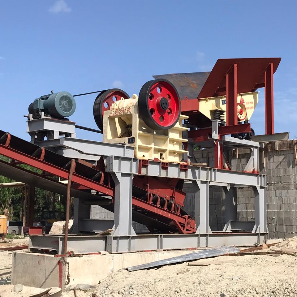 Щековая дробилка PE500 * 750 20x30 дюймов по лучшей цене, небольшая камнедробилка для дробления минерального камня