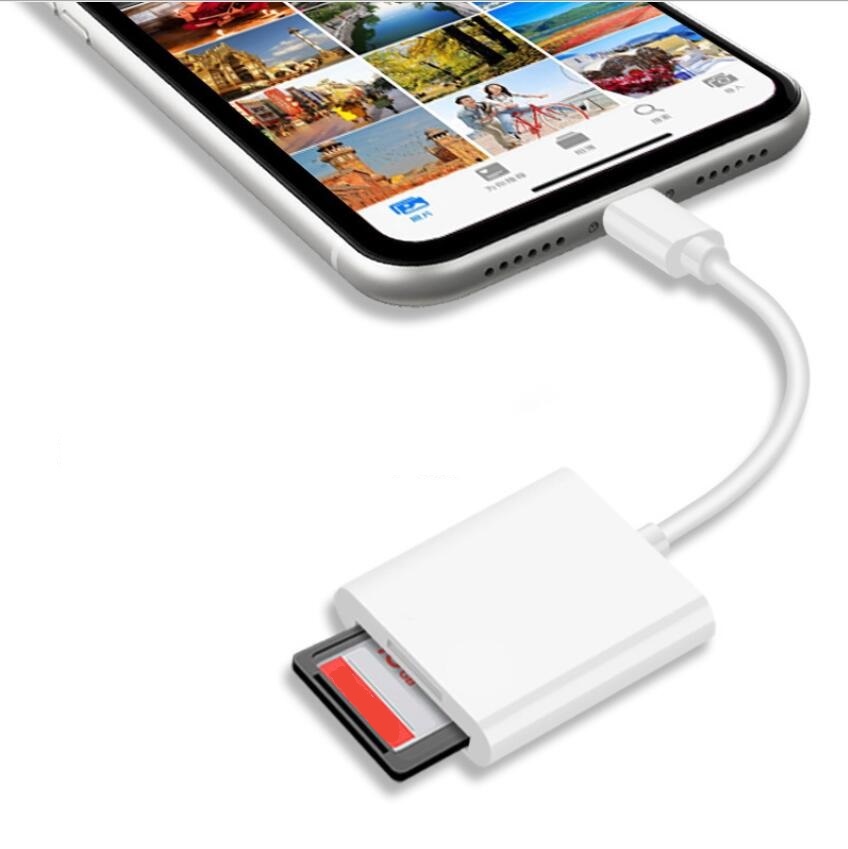 Устройство для чтения карт памяти Micro SD, TF, два слота для iPhone, iPad