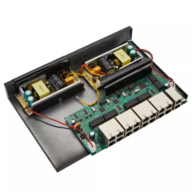 OEM 4 8 16 24 32 48 портов Gigabit Cctv сеть Ethernet Poe коммутатор 48 в 10/100/1000 м для Hikv Ip-камеры