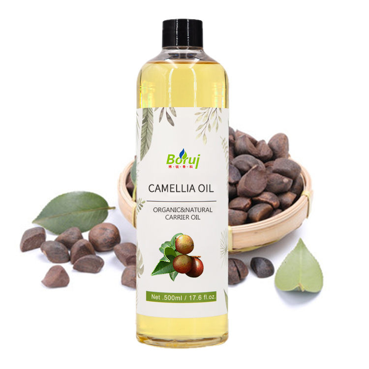 Organic Cold Pressed Unrefined Camellia Oil top quality carrier oils used for made cosmetic