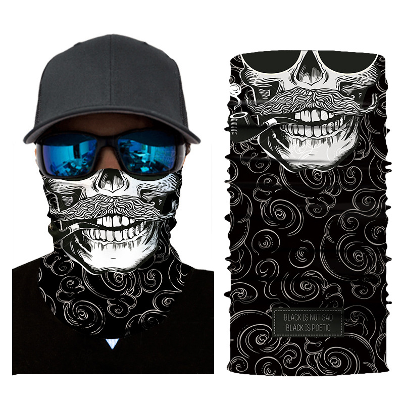 Scarf Headbands Balaclava Headwear Tube Windproof Seamless Face Cover