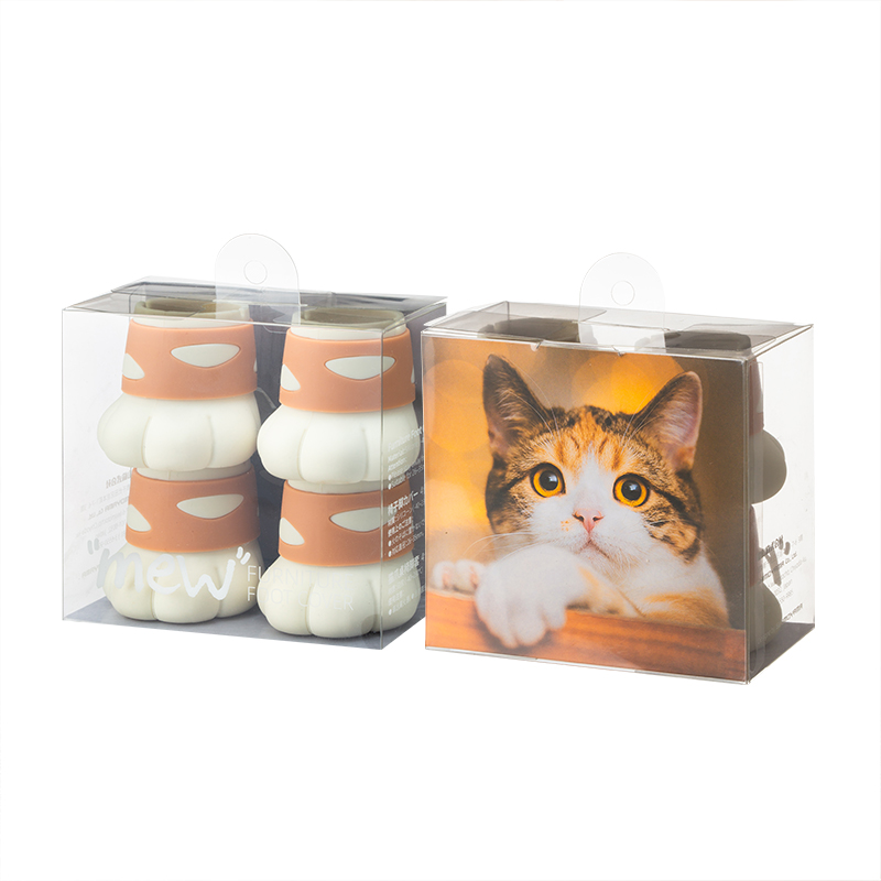 SHIMOYAMA 4 Cute Lovely Design Cat Claw Wood Floor Protectors Protecting Furniture Legs Feet Anti-Slip Rubber Pads Table Cover