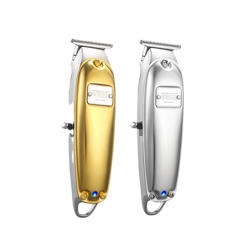 WMARK Rechargeable Profesinal Gold Cordless Remover Electric Zero Gapped Trimmer Hair Clipper For Maner For Man