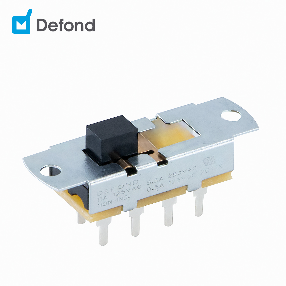 Микропереключатель 5a 125 250vac 125V DC 2p3t ползунковый Переключатель Defond DSF-2311-CCP11-01R