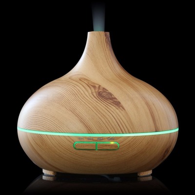 Сильные красочные светодиодные лампы Difusor De Aromas, 400 мл деревянный диффузор эфирного масла оптом, диффузоры эфирные масла