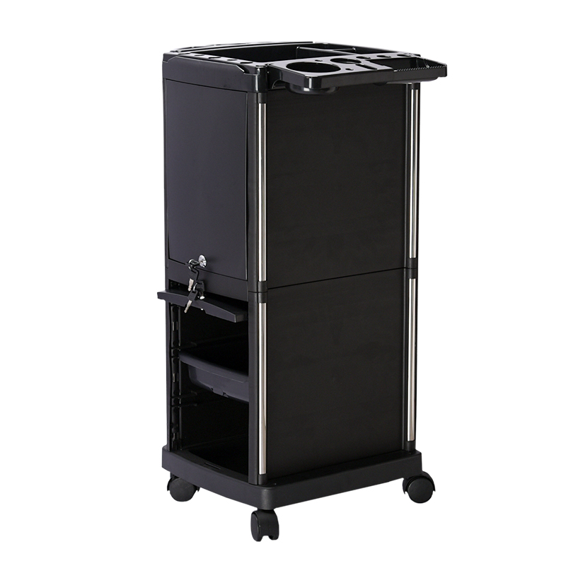 High Quality Factory New Style Hot sale lockable salon hair color trolley