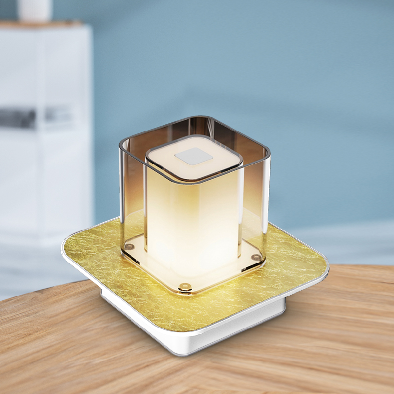 USB Interface Rechargeable LED Touch Switch Bedroom Bedside Night Light Candlestick Table Lamp